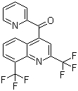 [2,8-Bis(trifluoromethyl)-4-quinolinyl]-2-pyridinylmethanone molecular structure (CAS 35853-55-5)