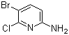 结构式 CAS# 358672-65-8, 5-溴-6-氯吡啶-2-胺