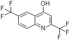结构式 CAS# 35877-04-4, 2,6-二(三氟甲基)喹啉-4-醇
