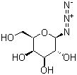 结构式 CAS# 35899-89-9, 1-叠氮-beta-半乳糖