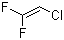 2-氯-1,1-二氟乙烯分子结构 (CAS 359-10-4)