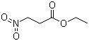 3-硝基丙酸乙酯分子结构 (CAS 3590-37-2)