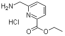 6-(Aminomethyl)-2-pyridinecarboxylic acid ethyl ester hydrochloride molecular structure (CAS 359015-11-5)