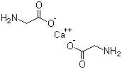 Calcium glycinate molecular structure (CAS 35947-07-0)