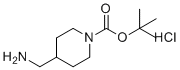 tert-Butyl 4-(aminomethyl)piperidine-1-carboxylate hydrochloride molecular structure (CAS 359629-16-6)