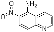 structure of CAS# 35975-00-9, 5-Amino-6-nitroquinoline
