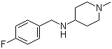 4-(4-Fluorobenzylamino)-1-methylpiperidine molecular structure (CAS 359878-47-0)