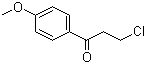 3-Chloro-1-(4-methoxyphenyl)propan-1-one molecular structure (CAS 35999-20-3)