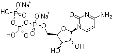 structure of CAS# 36051-68-0, Cytidine-5'-triphosphate disodium salt;dTTP.Na2