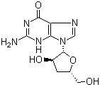 3'-脱氧鸟苷分子结构 (CAS 3608-58-0)
