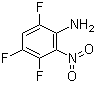 3,4,6-三氟-2-硝基苯胺分子结构 (CAS 361-39-7)