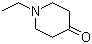 N-乙基-4-哌啶酮分子结构 (CAS 3612-18-8)