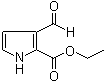 3-甲酰基吡咯-2-羧酸乙酯分子结构 (CAS 36131-43-8)