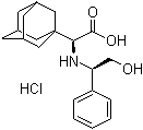 (alphaS)-alpha-[[(1R)-2-Hydroxy-1-phenylethyl]amino]-tricyclo[3.3.1.1(3,7)]decane-1-acetic acid hydrochloride molecular structure (CAS 361441-96-5)