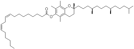 维生素 E 亚油酸酯分子结构 (CAS 36148-84-2)