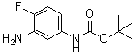 结构式 CAS# 361548-95-0, 3-氨基-4-氟苯基氨基甲酸叔丁酯