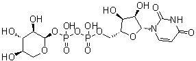 Uridine diphosphoxylose molecular structure (CAS 3616-06-6)