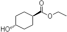 反式-4-羟基环己烷羧酸乙酯分子结构 (CAS 3618-04-0)