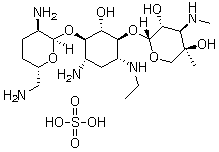 Etimicin sulfate molecular structure (CAS 362045-44-1)