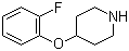 structure of CAS# 3623-02-7, 4-(2-Fluorophenoxy)piperidine