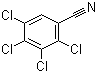 structure of CAS# 36245-95-1, 2,3,4,5-Tetrachlorobenzonitrile