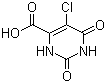 5-Chloro-1,2,3,6-tetrahydro-2,6-dioxo-4-pyrimidinecarboxylic acid molecular structure (CAS 36313-98-1)