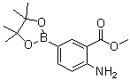 4-Amino-3-methoxycarbonylphenylboronic acid pinacol ester molecular structure (CAS 363185-87-9)