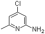 2-Amino-4-chloro-6-picoline molecular structure (CAS 36340-61-1)