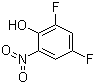 2,4-二氟-6-硝基苯酚分子结构 (CAS 364-31-8)