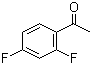 结构式 CAS# 364-83-0, 2',4'-二氟苯乙酮