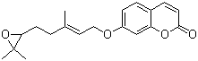 (+/-)-Epoxyaurapten molecular structure (CAS 36414-00-3)
