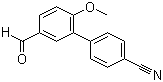 5'-Formyl-2'-methoxy-[1,1'-biphenyl]-4-carbonitrile molecular structure (CAS 364590-88-5)