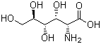 D-Glucosamic acid  molecular structure (CAS 3646-68-2)