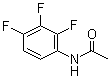 结构式 CAS# 365-29-7, 2',3',4'-三氟乙酰苯胺