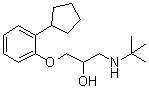 (±)-Penbutolol molecular structure (CAS 36507-48-9)