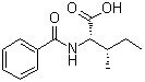 N-Benzoyl-L-isoleucine molecular structure (CAS 36578-01-5)