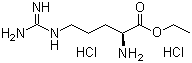 L-Arginine ethyl ester dihydrochloride molecular structure (CAS 36589-29-4)