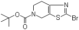 结构式 CAS# 365996-06-1, 2-溴-6,7-二氢噻唑并[5,4-c]吡啶-5(4H)-羧酸叔丁酯