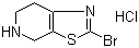 2-Bromo-4,5,6,7-tetrahydrothiazolo[5,4-c]pyridine hydrochloride molecular structure (CAS 365996-07-2)