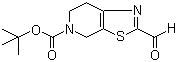 tert-Butyl 2-formyl-6,7-dihydrothiazolo[5,4-c]pyridine-5(4H)-carboxylate molecular structure (CAS 365996-10-7)