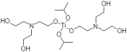 二(三乙醇胺)钛酸二异丙酯分子结构 (CAS 36673-16-2)