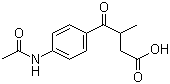 3-(4-Acetamidobenzoyl)butyric acid molecular structure (CAS 36725-26-5)