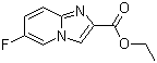结构式 CAS# 367500-93-4, 6-氟咪唑并[1,2-a]吡啶-2-甲酸乙酯