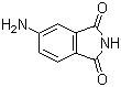 4-氨基邻苯二甲酰亚胺分子结构 (CAS 3676-85-5)