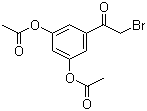 2-Bromo-3',5'-diacetyloxyacetophenone molecular structure (CAS 36763-39-0)