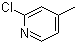 structure of CAS# 3678-62-4, 2-Chloro-4-picoline;2-Chloro-4-methylpyridine