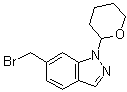 结构式 CAS# 368426-64-6, 6-(溴甲基)-1-(四氢-2H-吡喃-2-基)-1H-吲唑