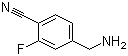 structure of CAS# 368426-73-7, 4-(Aminomethyl)-2-fluorobenzonitrile