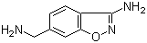 3-氨基-1,2-苯并异恶唑-6-甲胺分子结构 (CAS 368426-78-2)