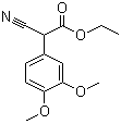 氰基(3,4-二甲氧基苯基)乙酸乙酯分子结构 (CAS 36848-69-8)